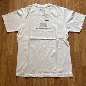 NEW PEACE FOR ALL Graphic T-Shirt Sz Large | Haruki Murakami | UNIQLO